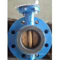 DIN Mono Flanged Vulcanised Rubber Seat Butterfly Valve